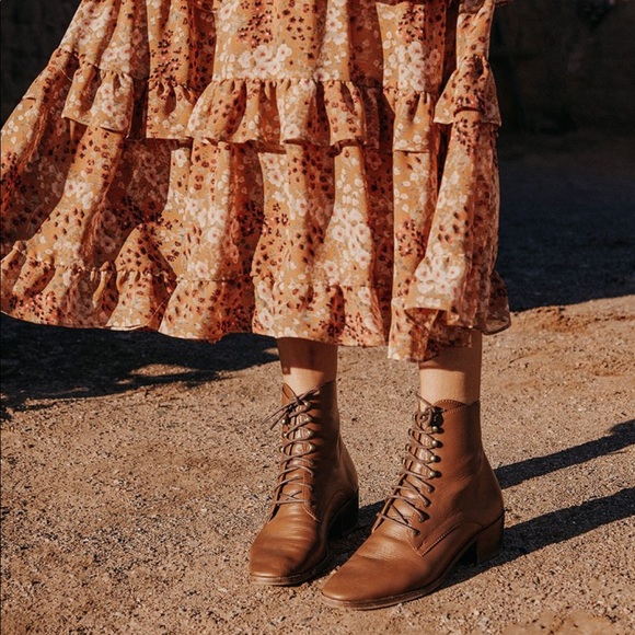 Christy Dawn Shoes - Christy Dawn The Dawn Boot in Canyon Leather